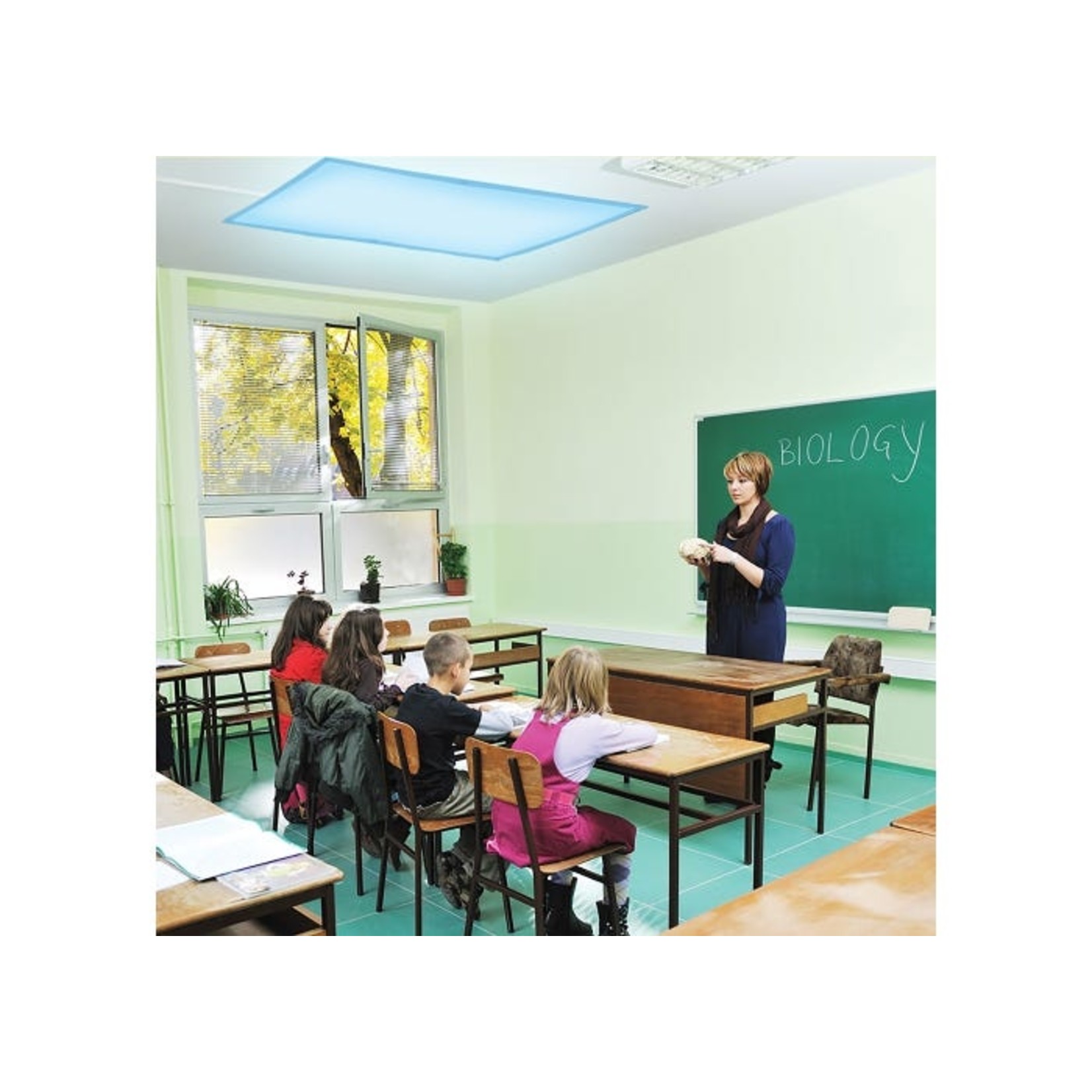 EDUCATIONAL INSIGHTS INC Fluorescent Light Filters (Tranquil Blue), Set of 4