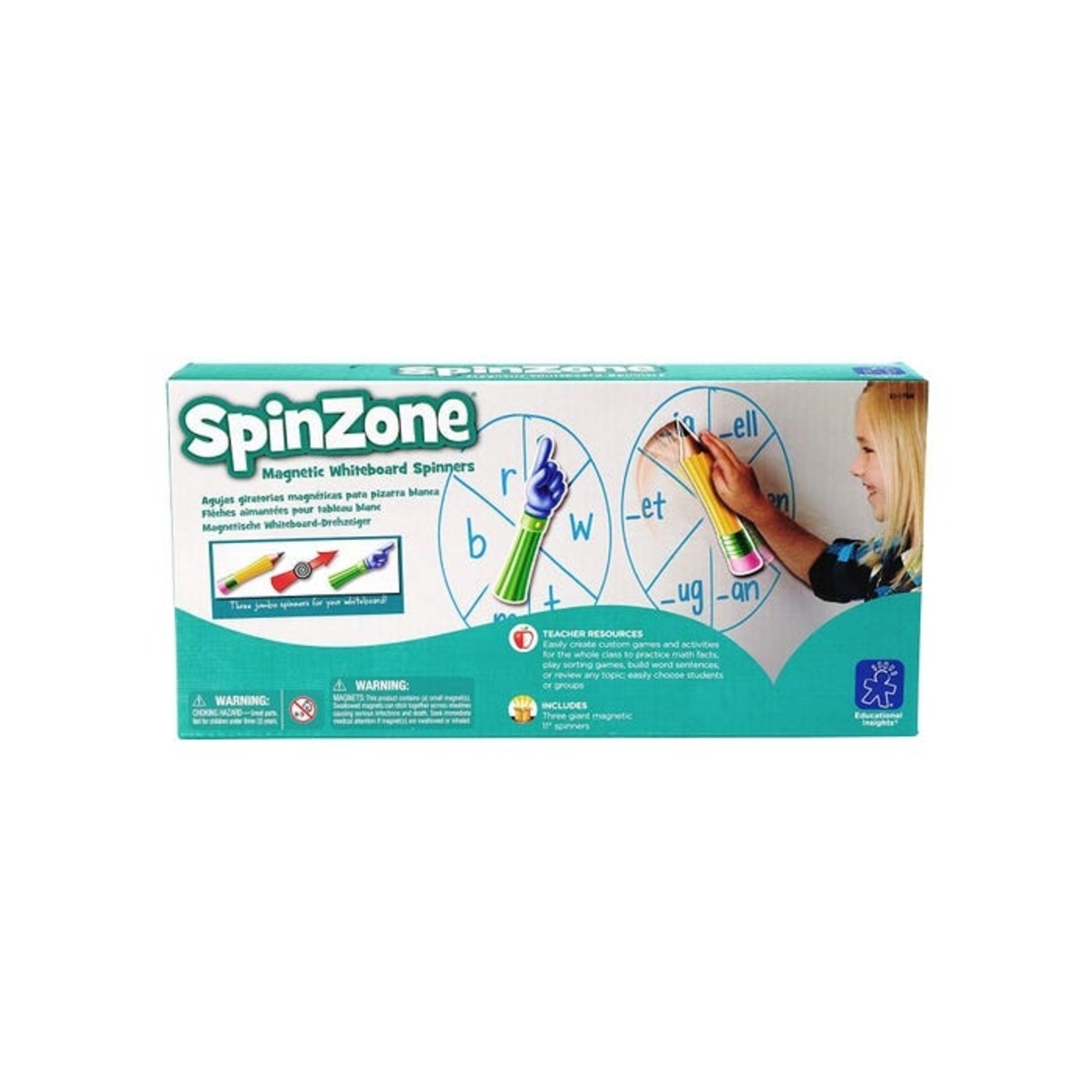 EDUCATIONAL INSIGHTS INC SpinZone® Magnetic Whiteboard Spinners (3 units)