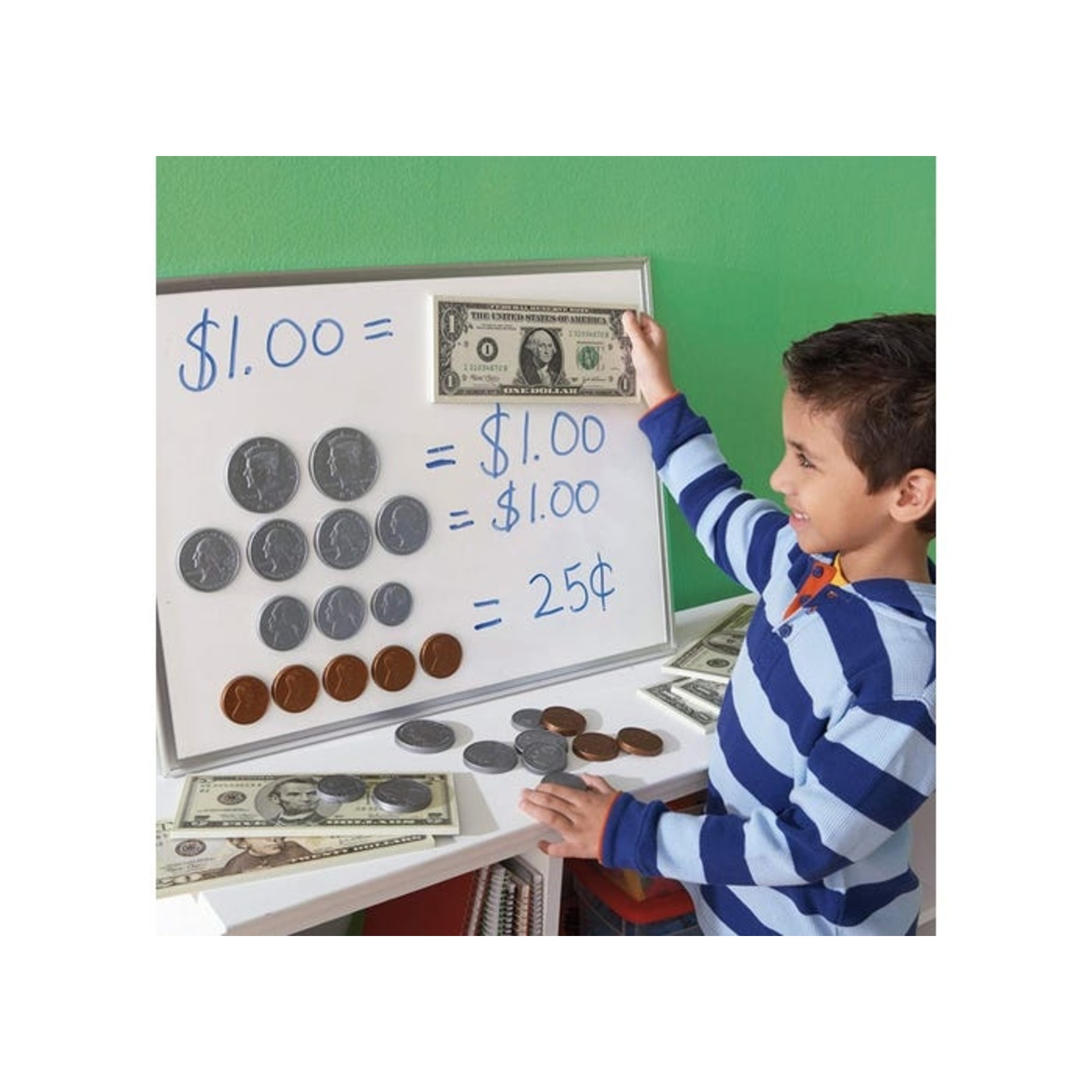 EDUCATIONAL INSIGHTS INC Big Money™ 3-D Magnetic Coins and Bills
