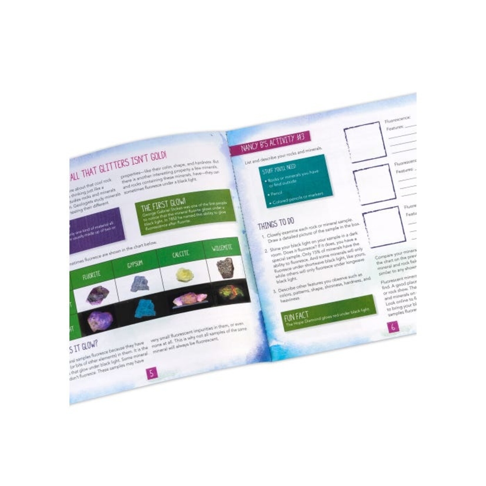 EDUCATIONAL INSIGHTS INC Nancy B's Science Club® Black Light Illuminator & Nature’s Mysteries Journal