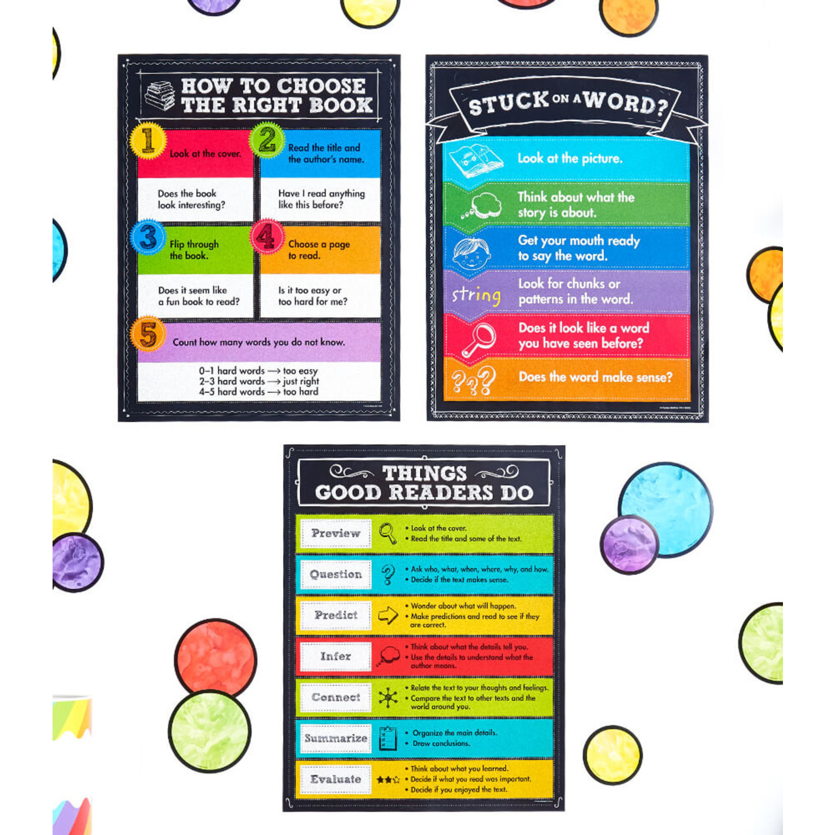 CARSON DELLOSA PUBLISHING CO Stuck on a Word? Chart Grade K-5