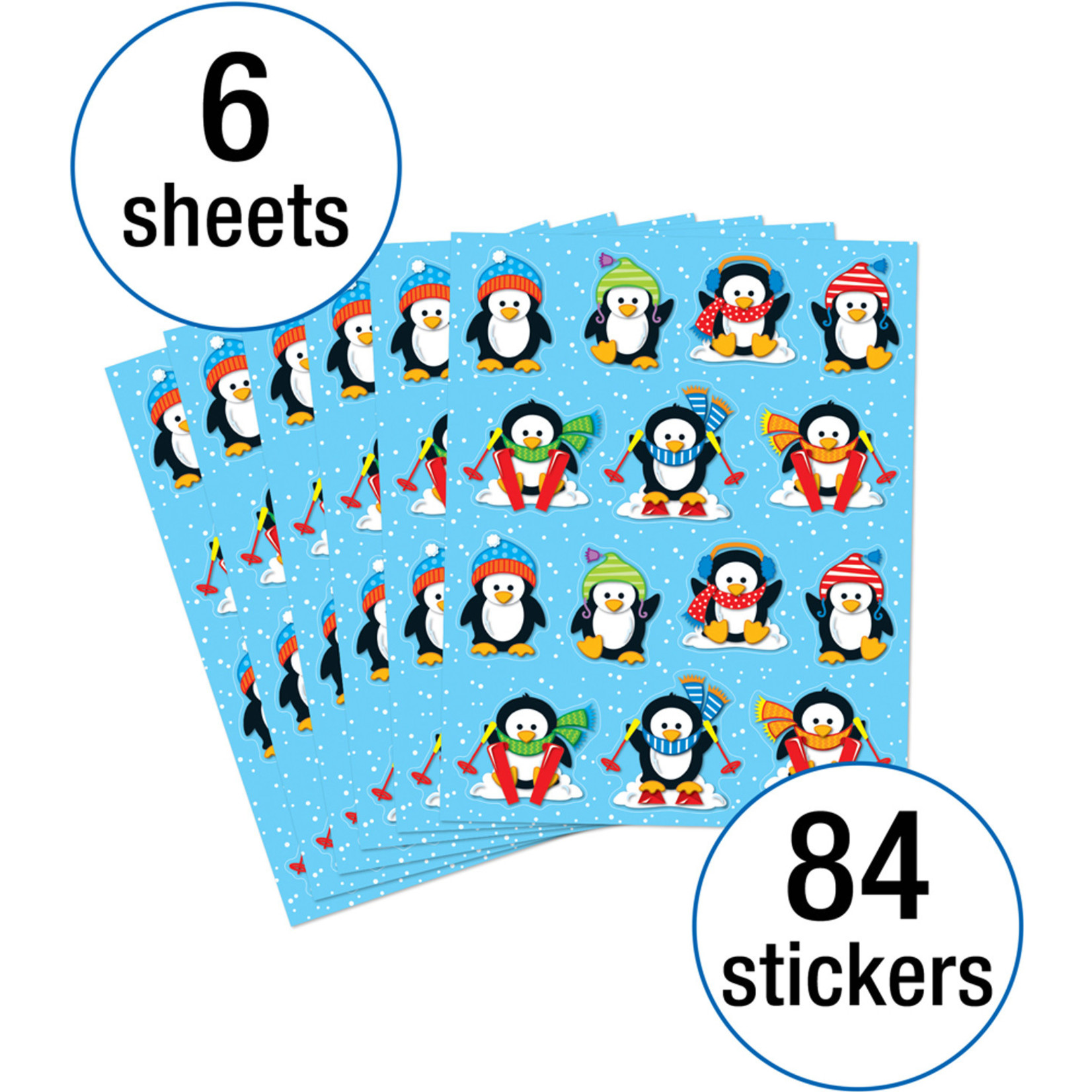 CARSON DELLOSA PUBLISHING CO Penguins Shape Stickers