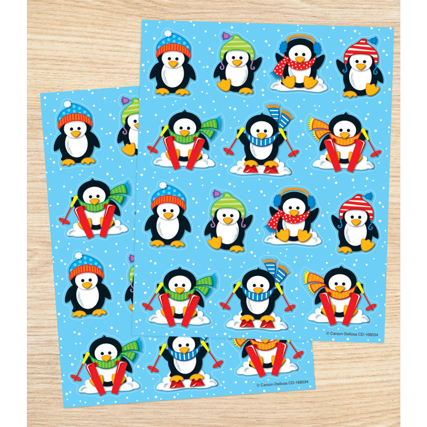 CARSON DELLOSA PUBLISHING CO Penguins Shape Stickers