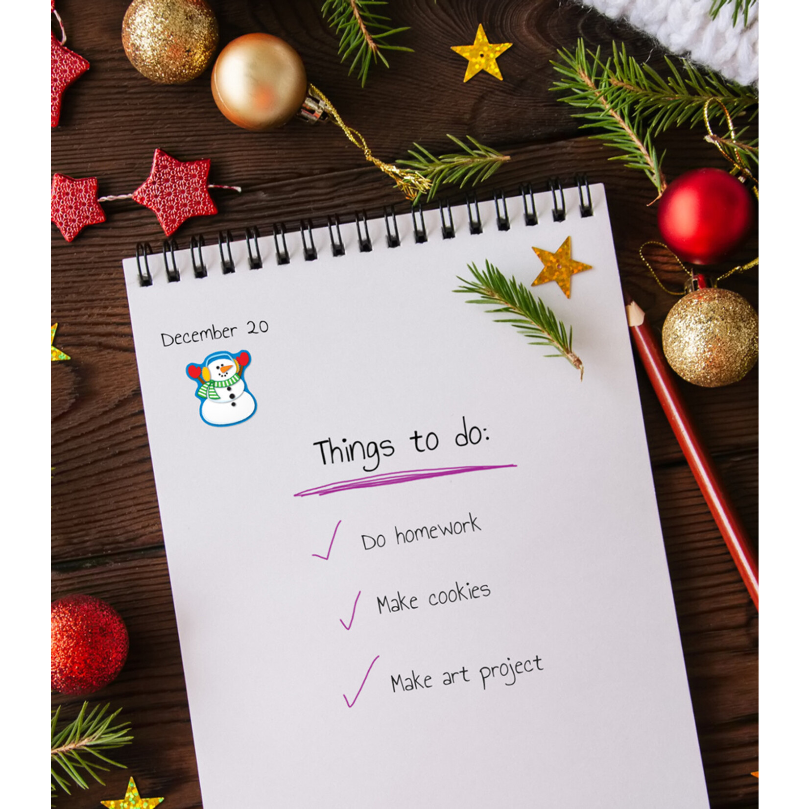 CARSON DELLOSA PUBLISHING CO Snowmen Shape Stickers