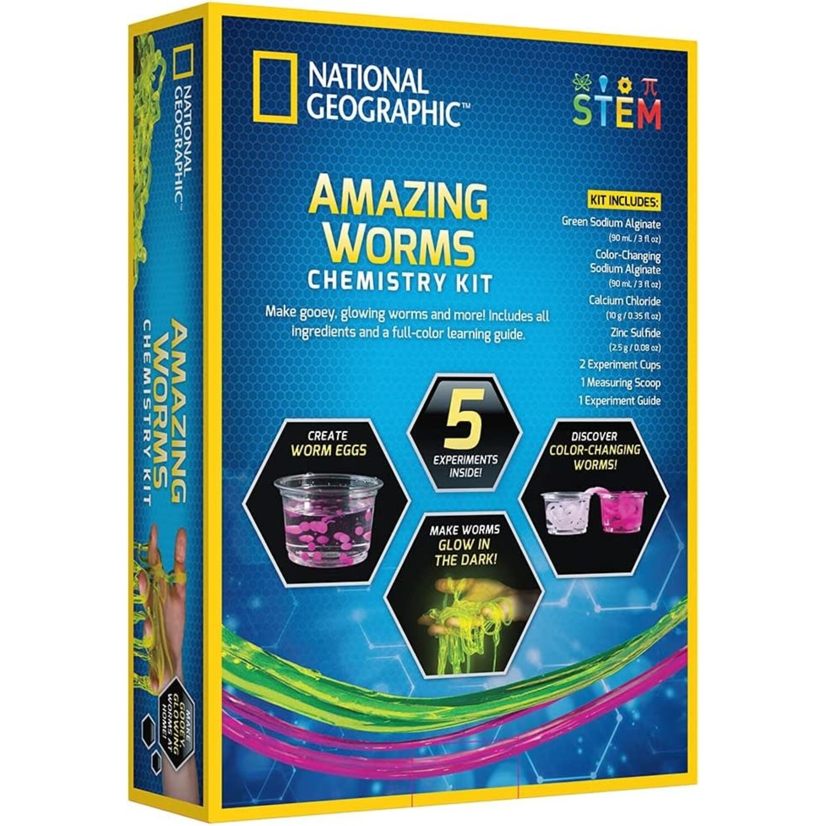NATIONAL GEOGRAPHIC National Geographic – Amazing Worms Chemistry Kit