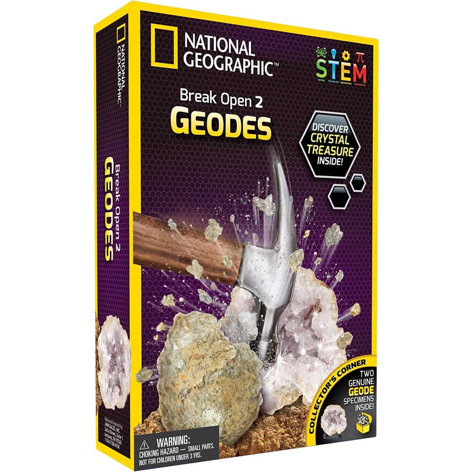 NATIONAL GEOGRAPHIC National Geographic Break Open 2 Geodes