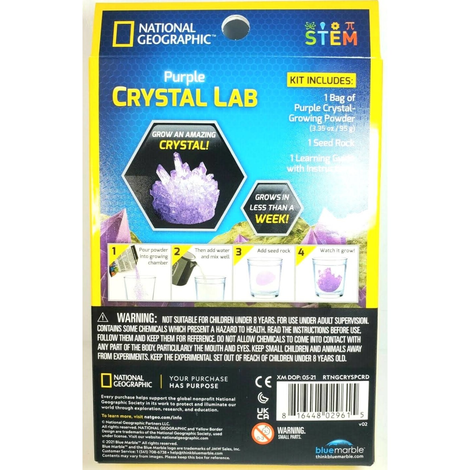 NATIONAL GEOGRAPHIC National Geographic Purple Crystal Lab Kit