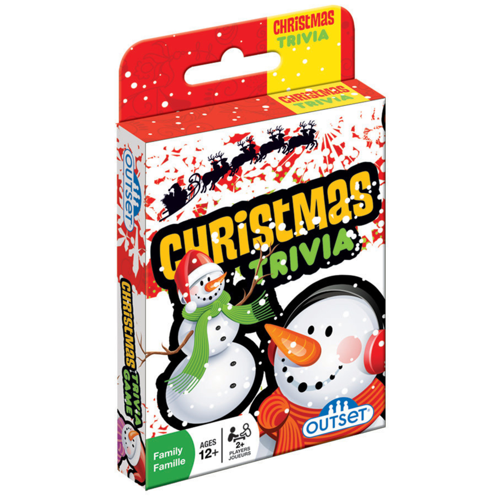 OUTSET MEDIA Christmas Trivia Card Game