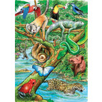 OUTSET MEDIA Life in a Tropical Rainforest - Tray Puzzle