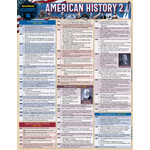 BAR CHARTS QuickStudy: American History 2 Laminated Study Guide