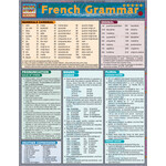 BAR CHARTS QuickStudy | French Grammar Laminated Study Guide