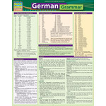 BAR CHARTS QuickStudy: German Grammar Laminated Study Guide