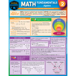 BAR CHARTS QuickStudy: Math Fundamentals 2: Algebra Laminated Study Guide
