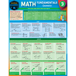 BAR CHARTS QuickStudy: Math Fundamentals 3: Geometry Laminated Study Guide