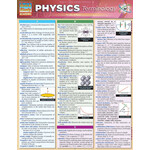 BAR CHARTS QuickStudy: Physics Terminology Laminated Study Guide