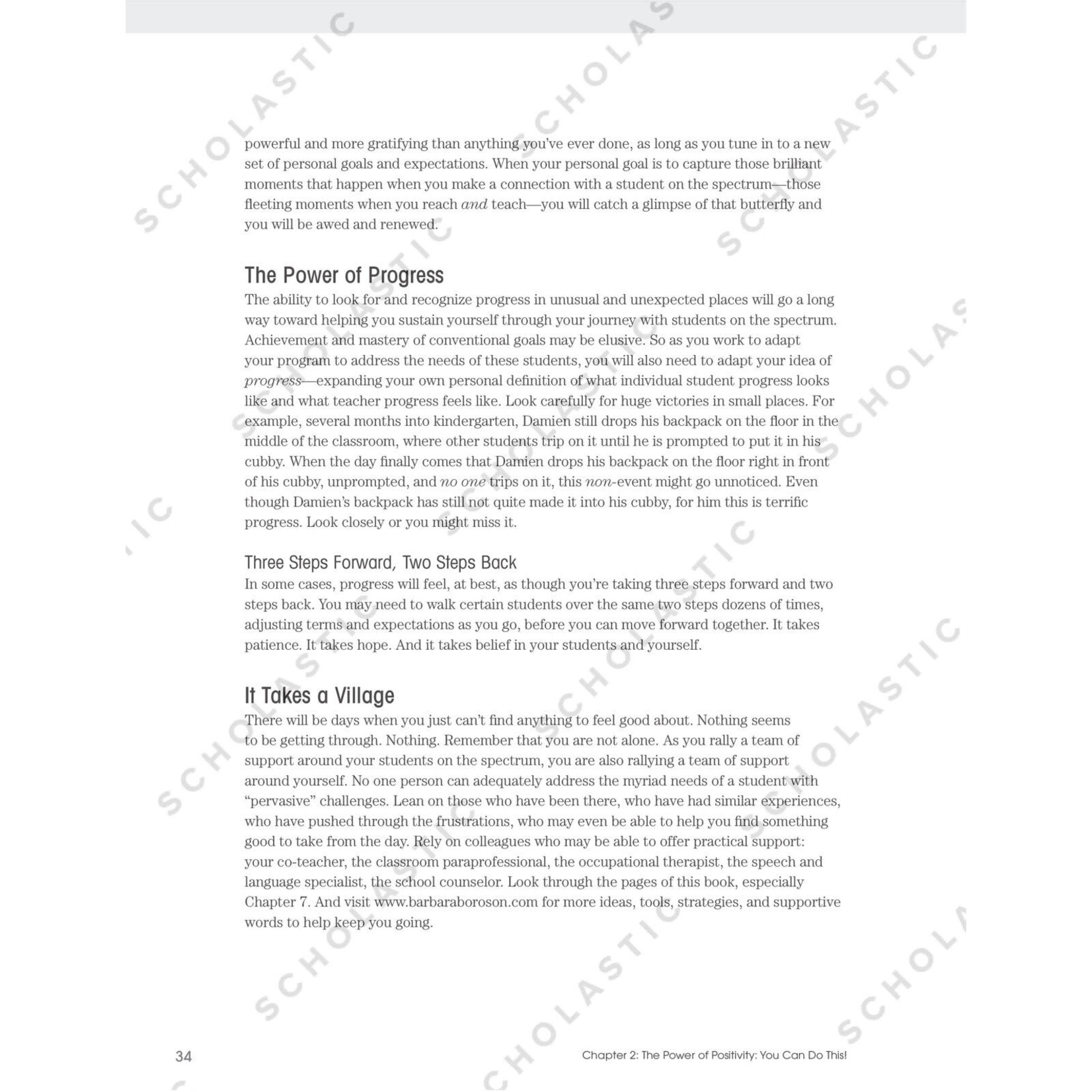 SCHOLASTIC TEACHING RESOURCES Autism Spectrum Disorder in the Inclusive Classroom