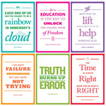 SCHOLASTIC TEACHING RESOURCES Inspirational African American Quotes Bulletin Board