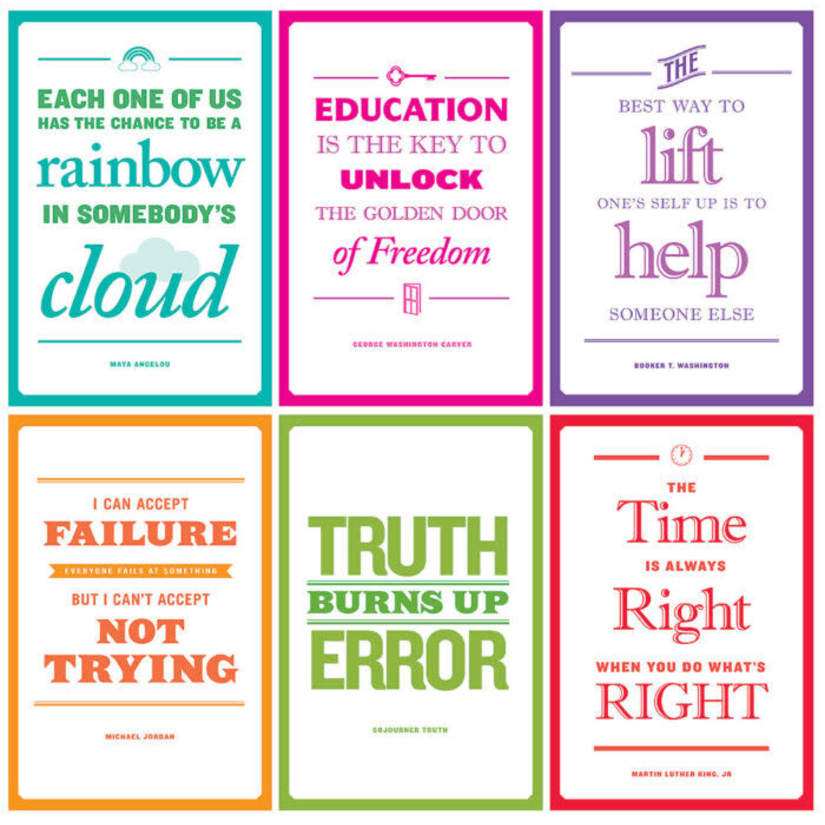 SCHOLASTIC TEACHING RESOURCES Inspirational African American Quotes Bulletin Board