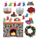 SCHOLASTIC TEACHING RESOURCES Holiday Hearth Bulletin Board