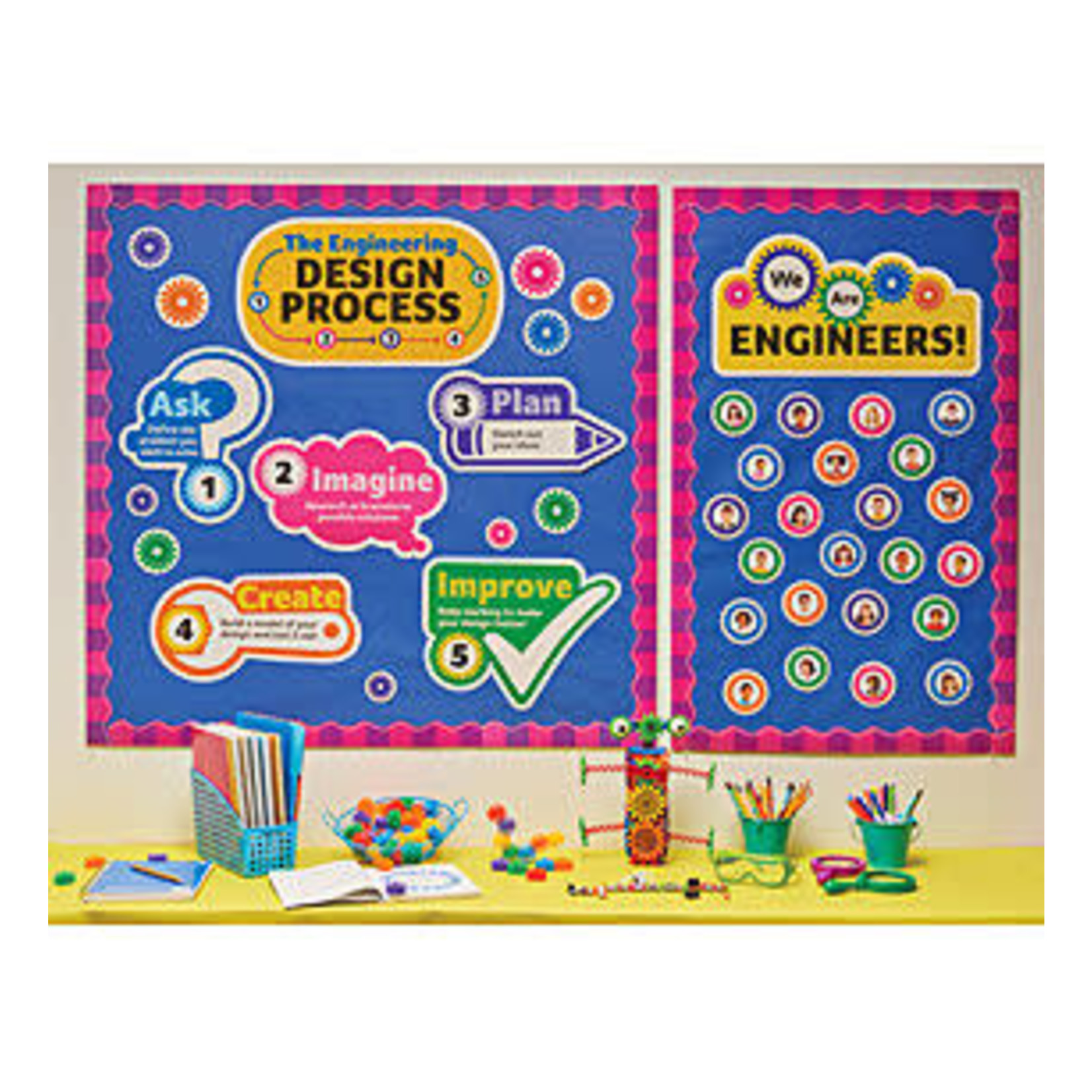SCHOLASTIC TEACHING RESOURCES We Are Engineers! Bulletin Board