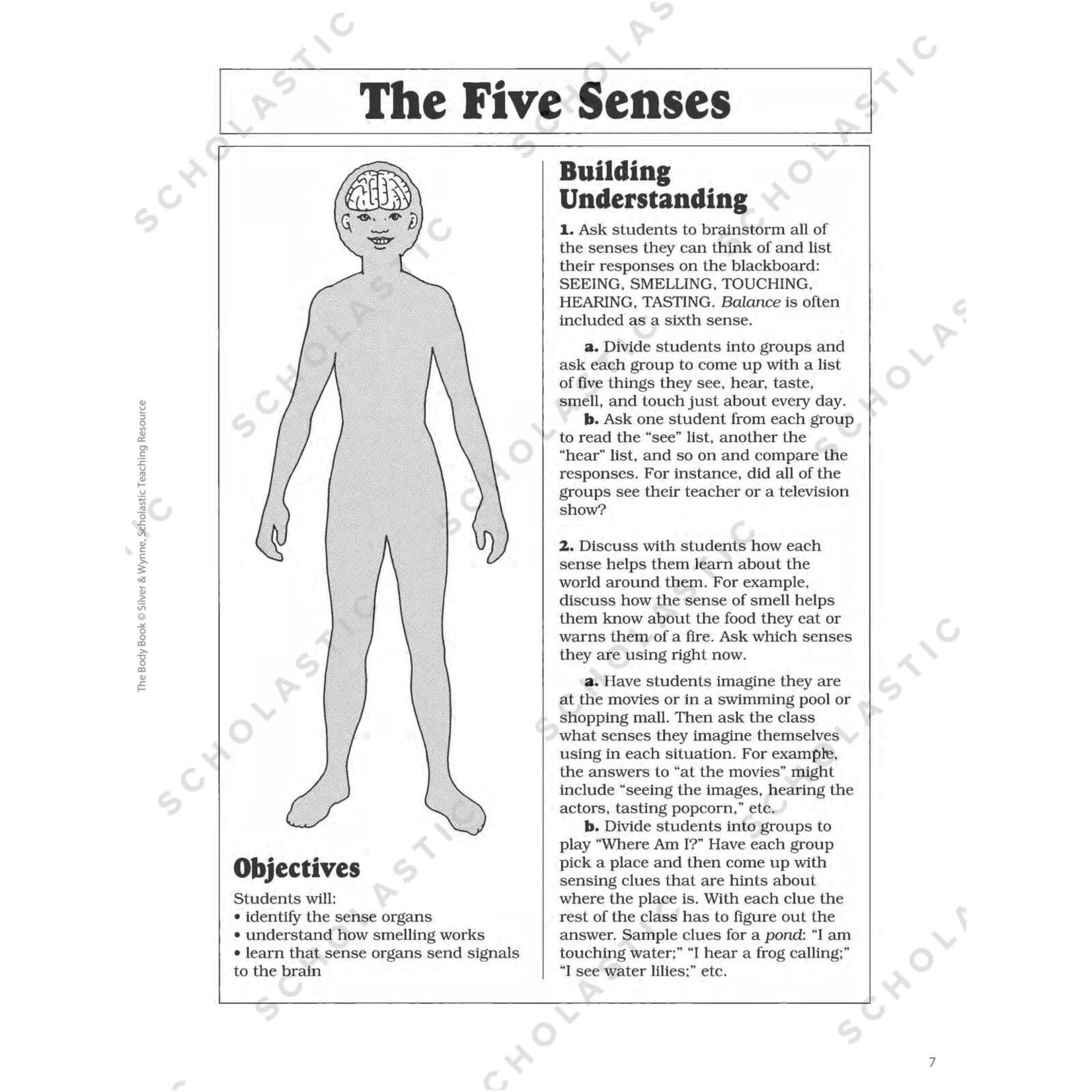 SCHOLASTIC TEACHING RESOURCES The Body Book