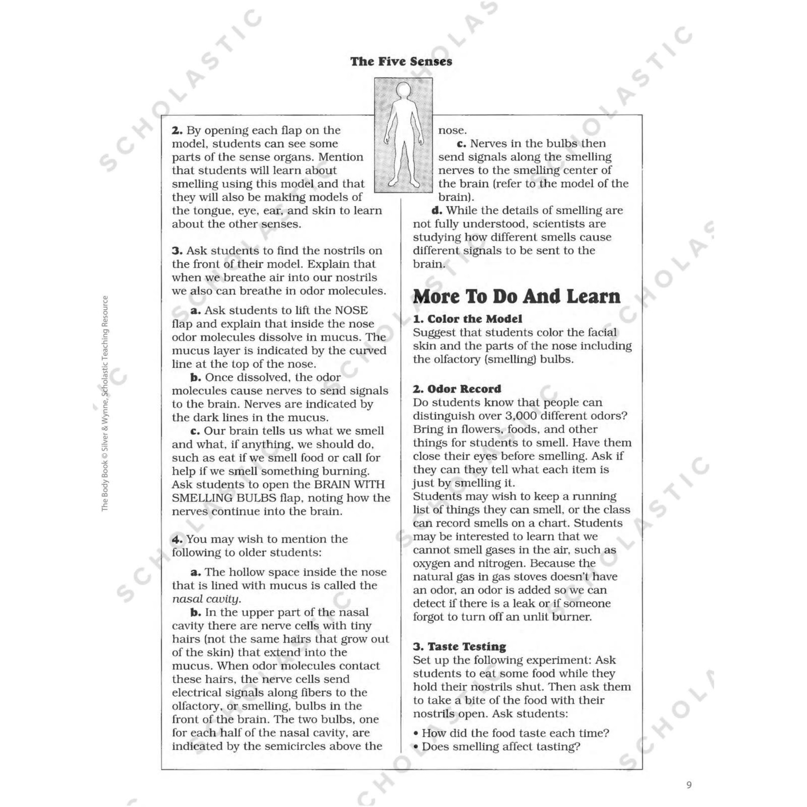 SCHOLASTIC TEACHING RESOURCES The Body Book