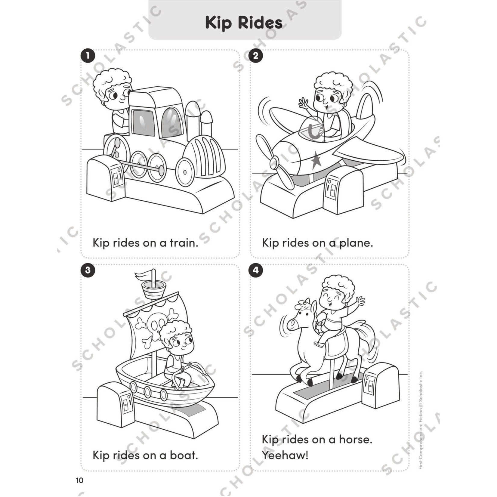 SCHOLASTIC TEACHING RESOURCES First Comprehension: Fiction Grades K-2