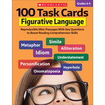SCHOLASTIC TEACHING RESOURCES 100 Task Cards: Figurative Language