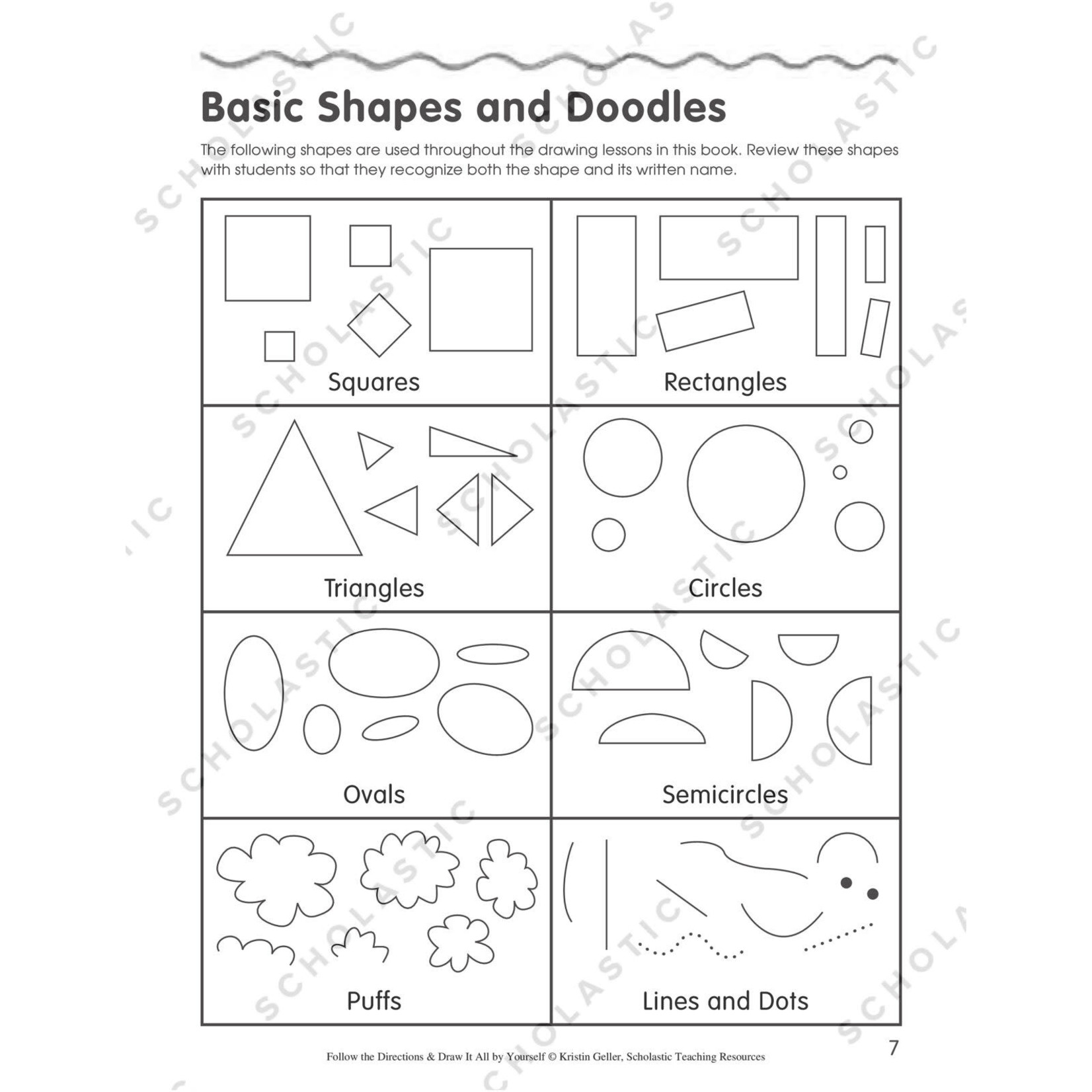 SCHOLASTIC TEACHING RESOURCES Follow the Directions & Draw It All by Yourself!