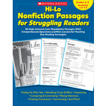 SCHOLASTIC TEACHING RESOURCES Hi-Lo Nonfiction Passages for Struggling Readers: Grades 4-5