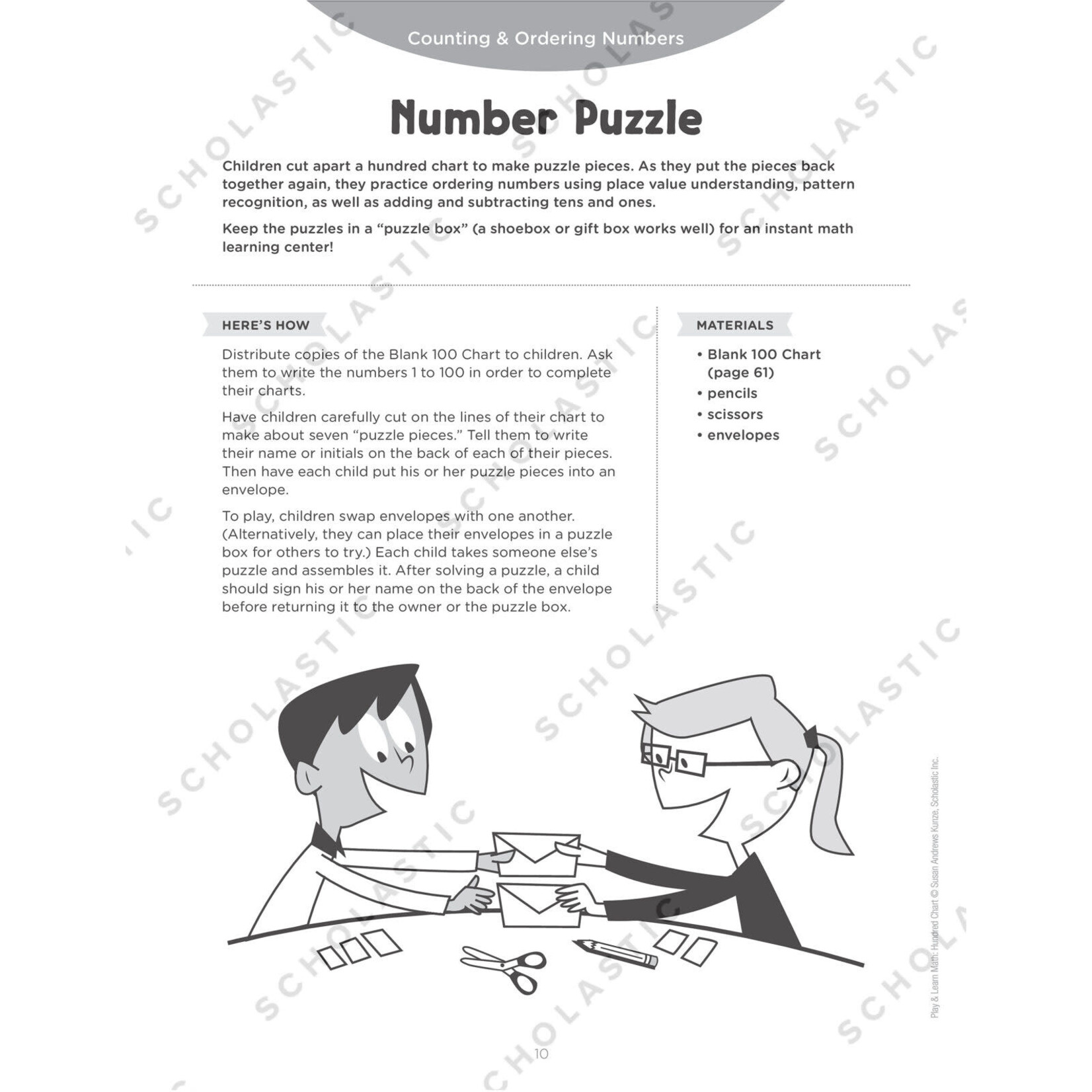 SCHOLASTIC TEACHING RESOURCES Play & Learn Math: Hundred Chart