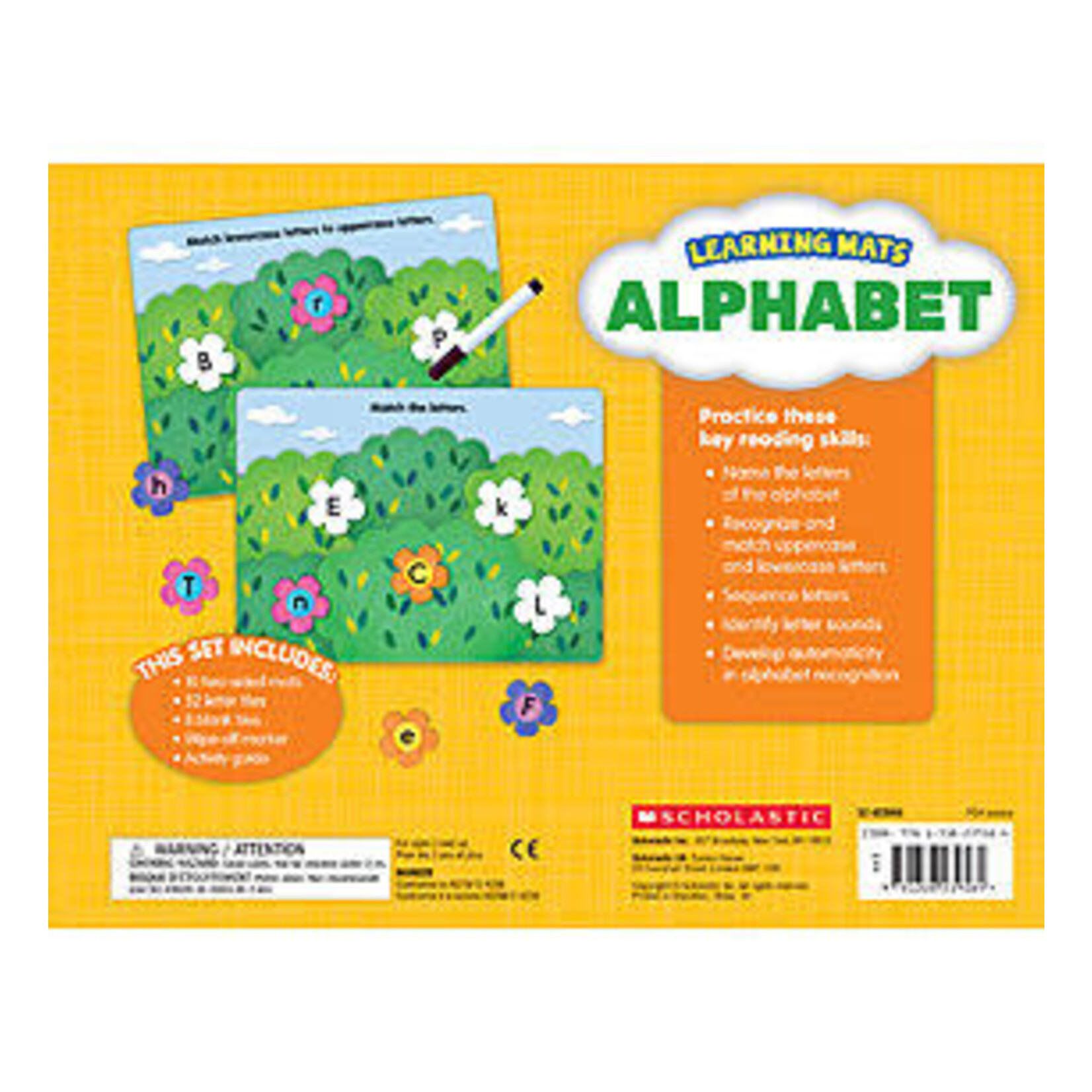 SCHOLASTIC TEACHING RESOURCES Learning Mats: Alphabet