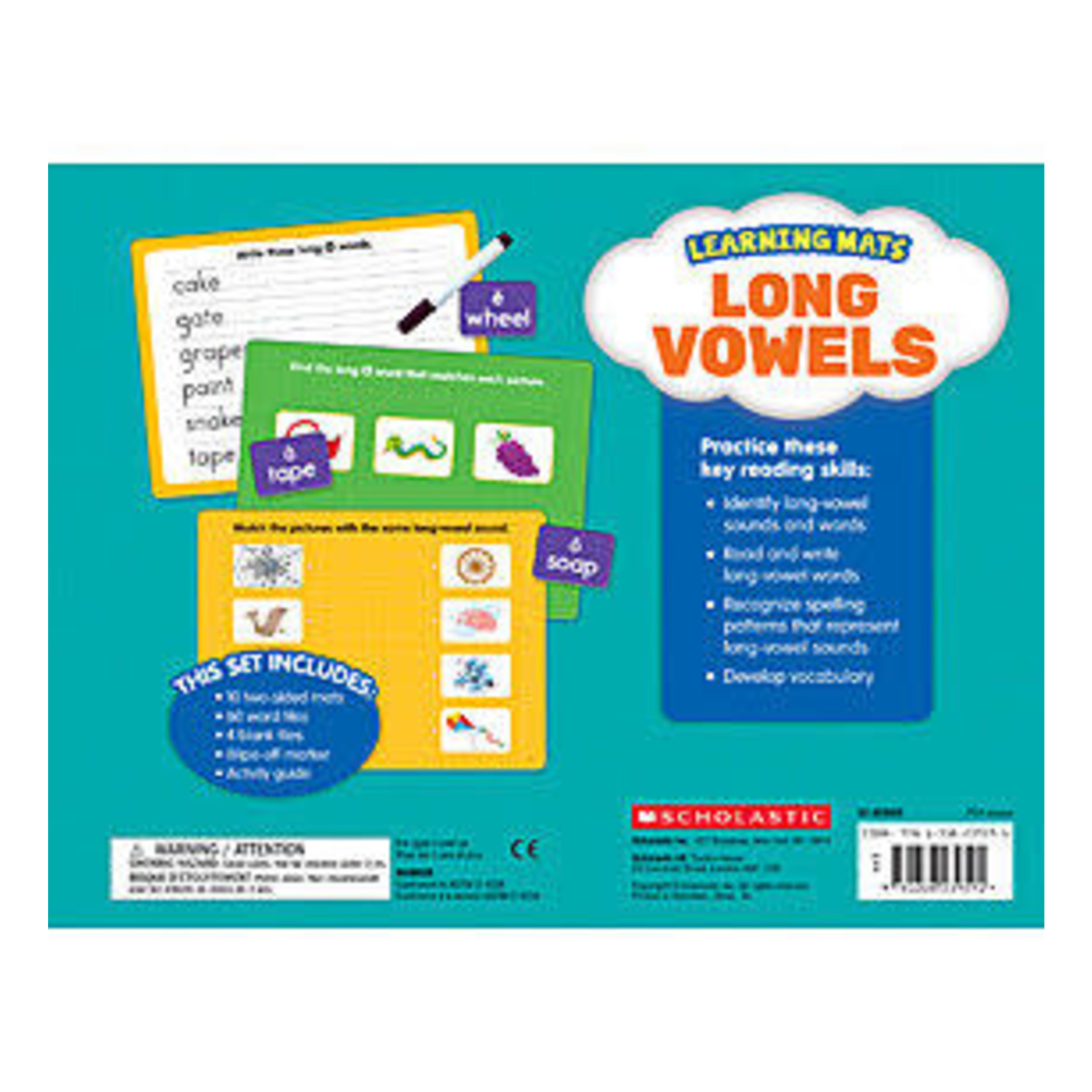 SCHOLASTIC TEACHING RESOURCES Learning Mats: Long Vowels
