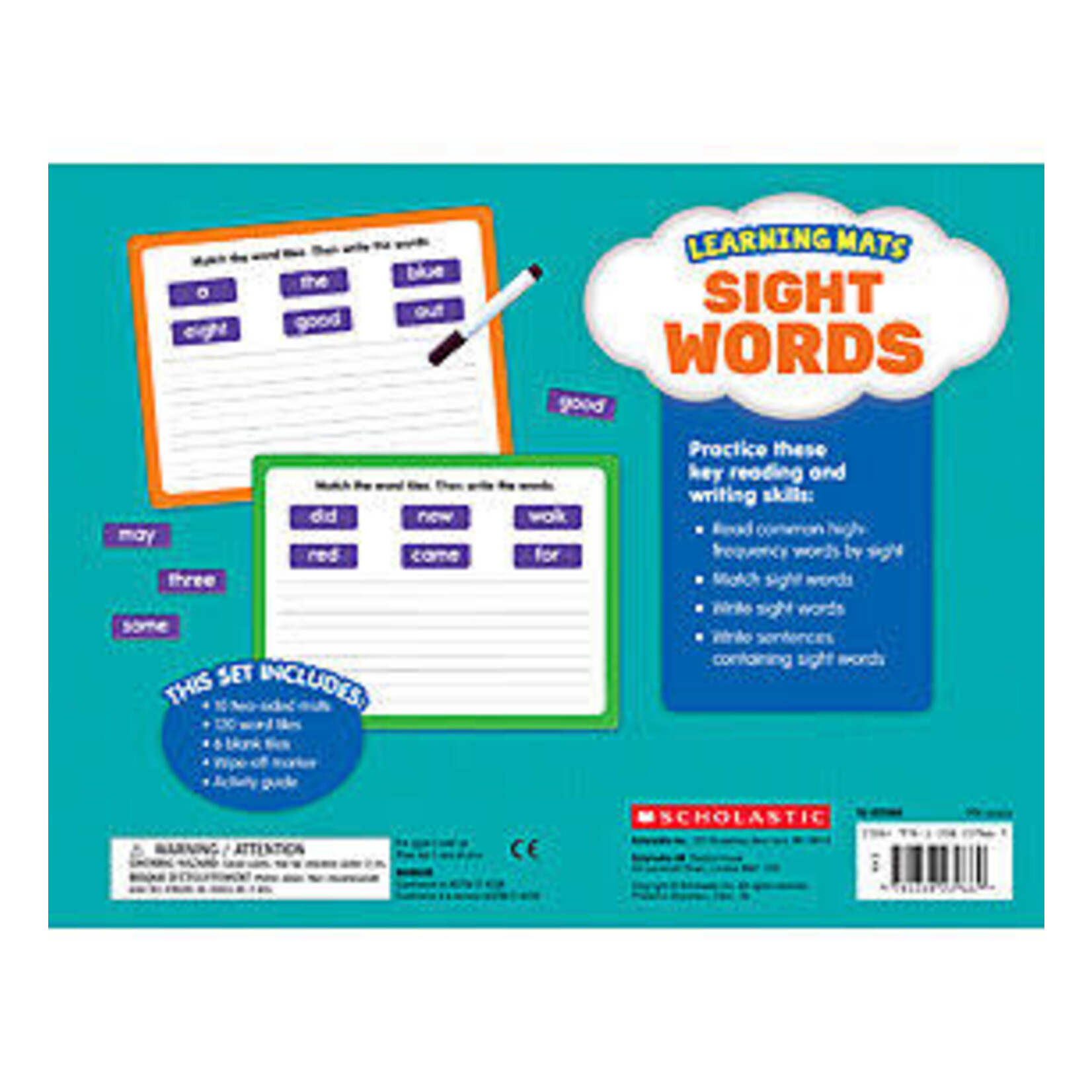 SCHOLASTIC TEACHING RESOURCES Learning Mats: Sight Words