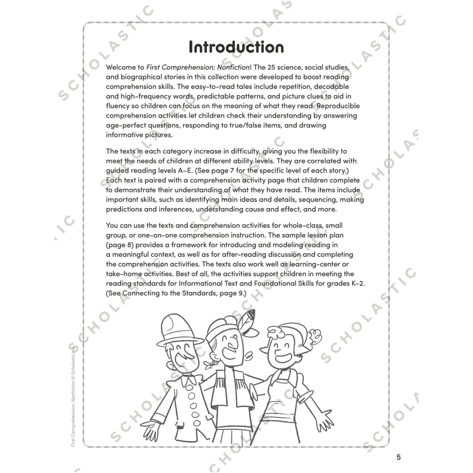 SCHOLASTIC TEACHING RESOURCES First Comprehension: Nonfiction