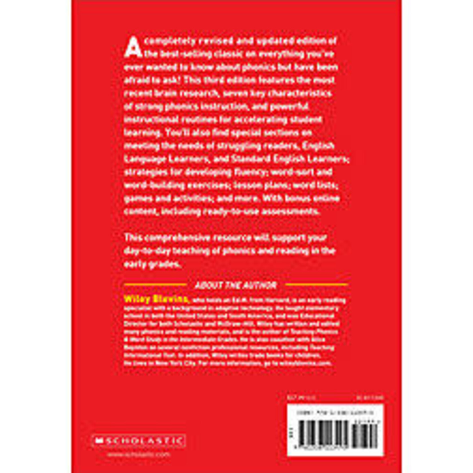 SCHOLASTIC TEACHING RESOURCES Phonics From A to Z, 3rd Edition