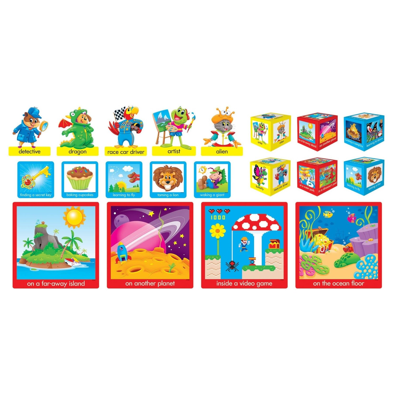 TREND ENTERPRISES INC Playtime Pals™ Tell-A-Story Bulletin Board Set