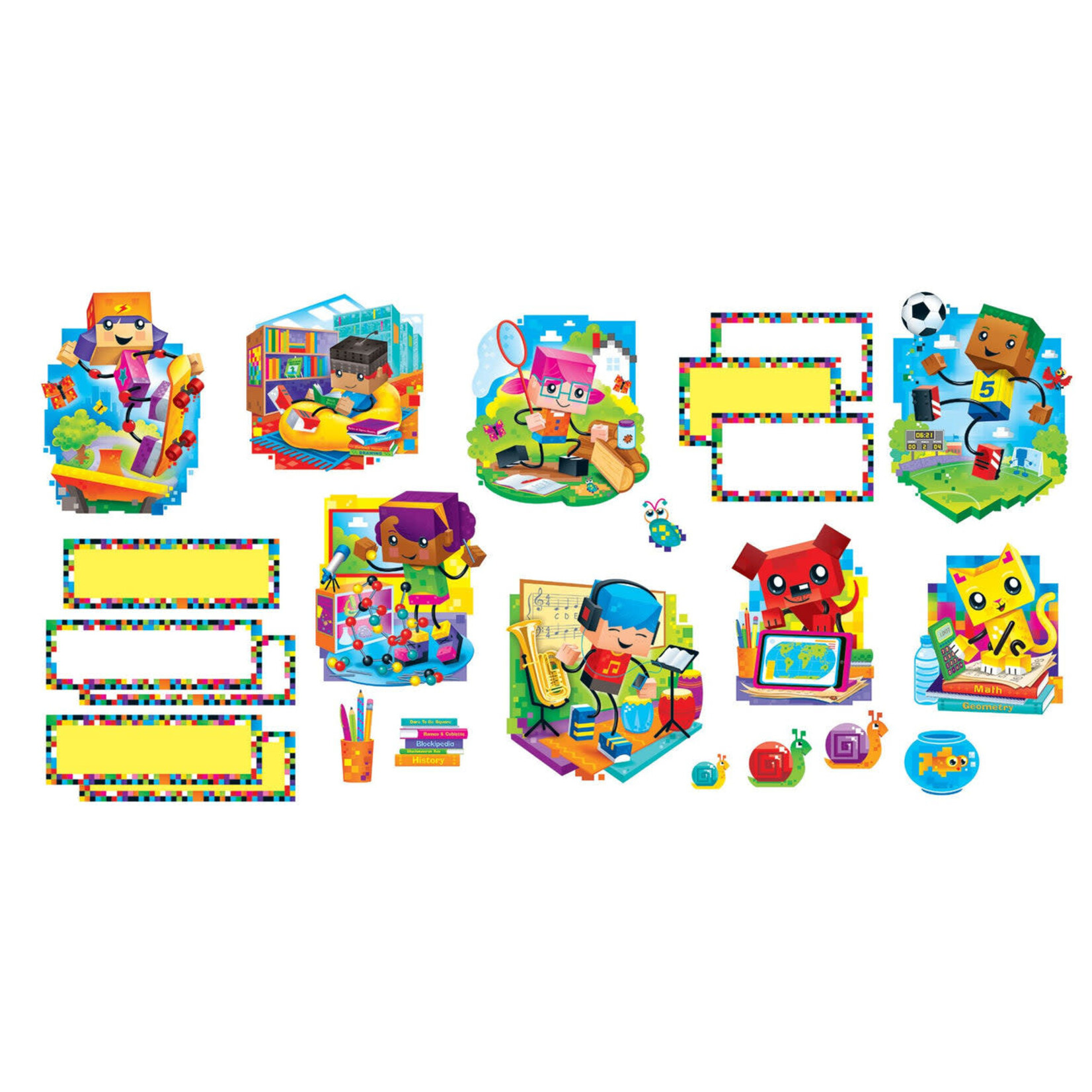 TREND ENTERPRISES INC BlockStars!® Bulletin Board Set