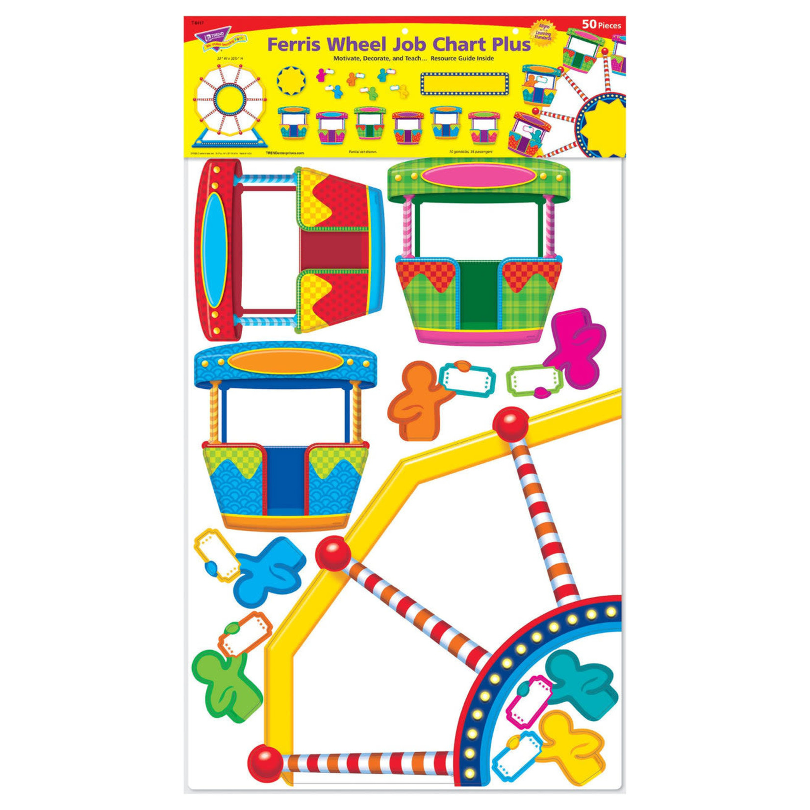 TREND ENTERPRISES INC Ferris Wheel Fun Bulletin Board Set