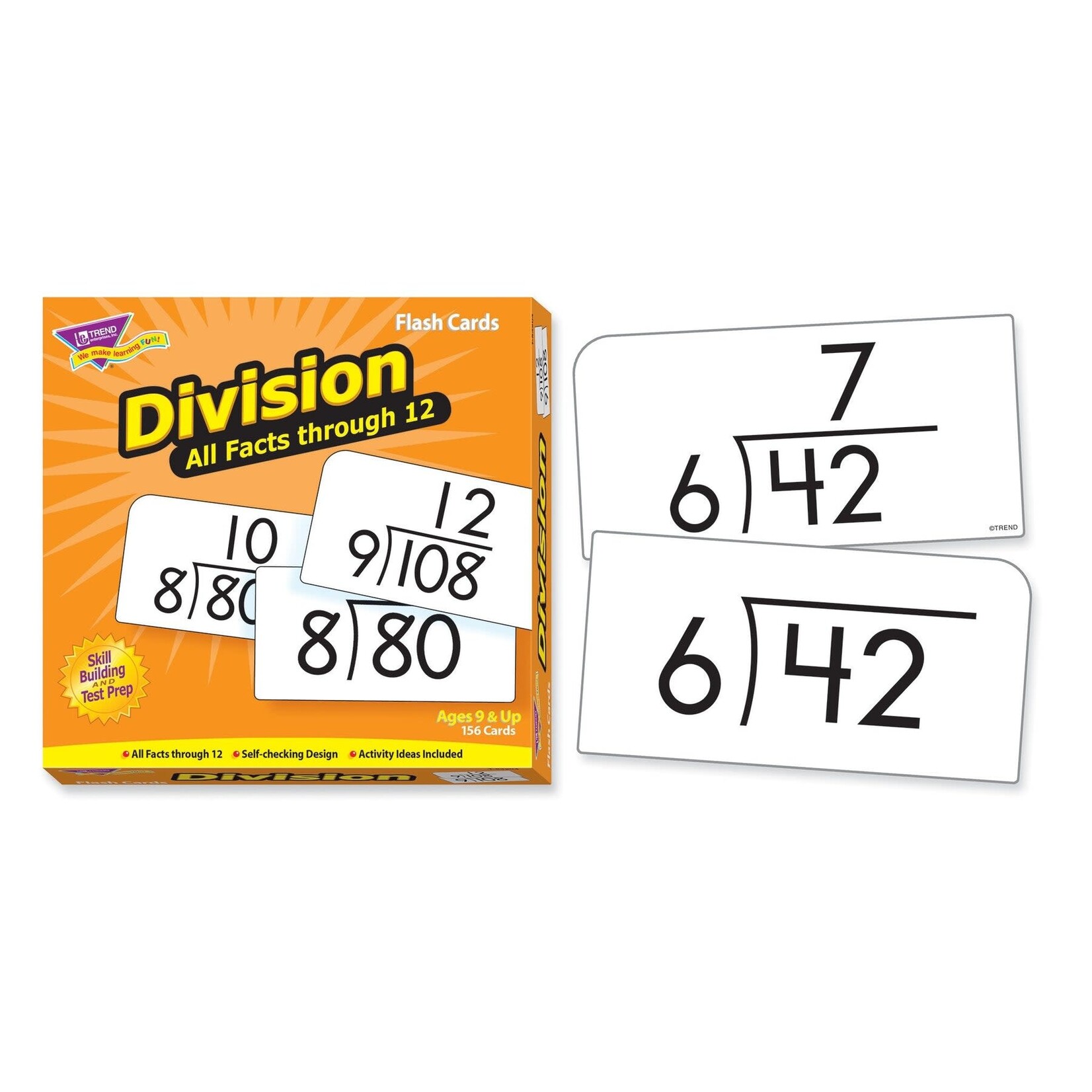 TREND ENTERPRISES INC Division 0-12 All Facts Skill Drill Flash Cards