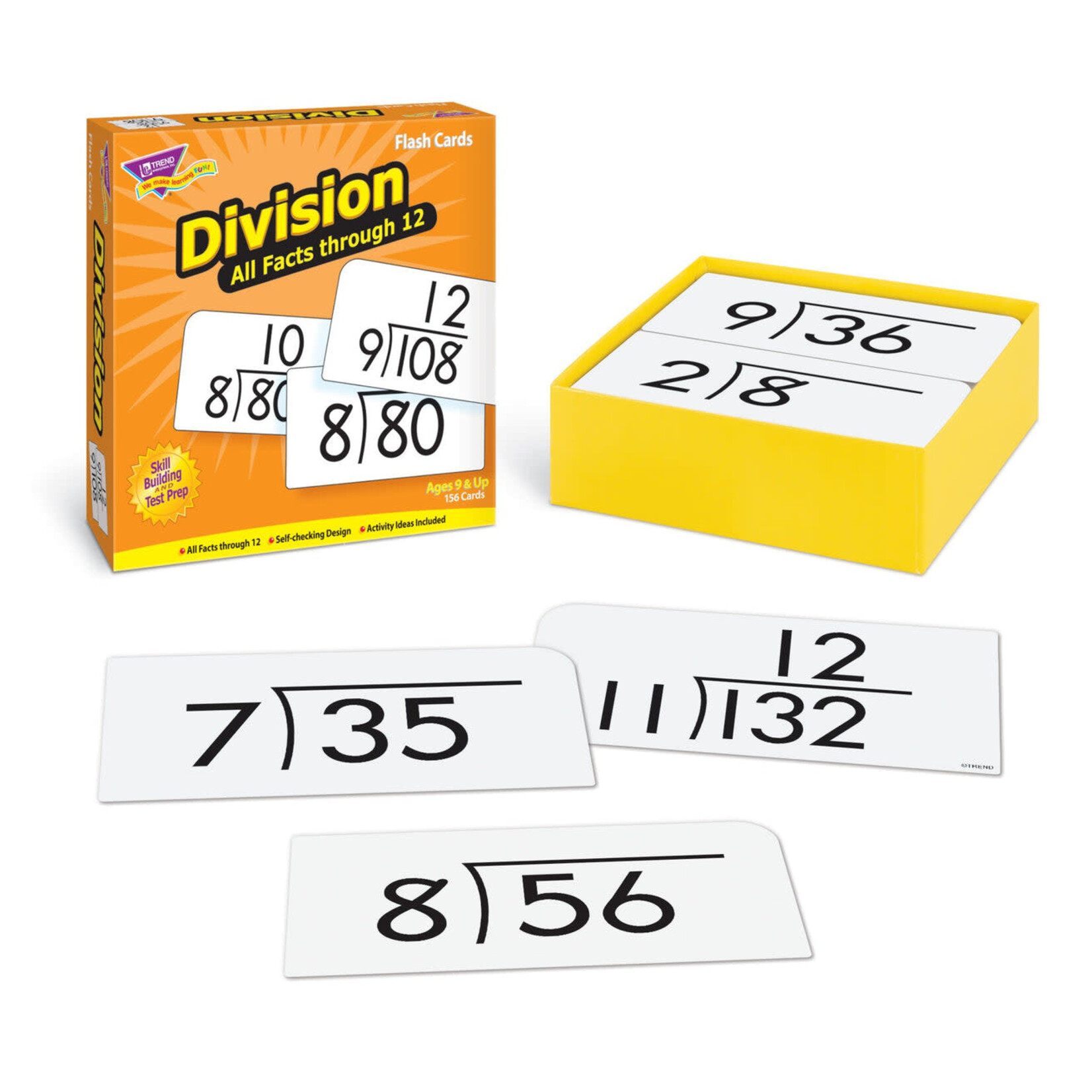 TREND ENTERPRISES INC Division 0-12 All Facts Skill Drill Flash Cards