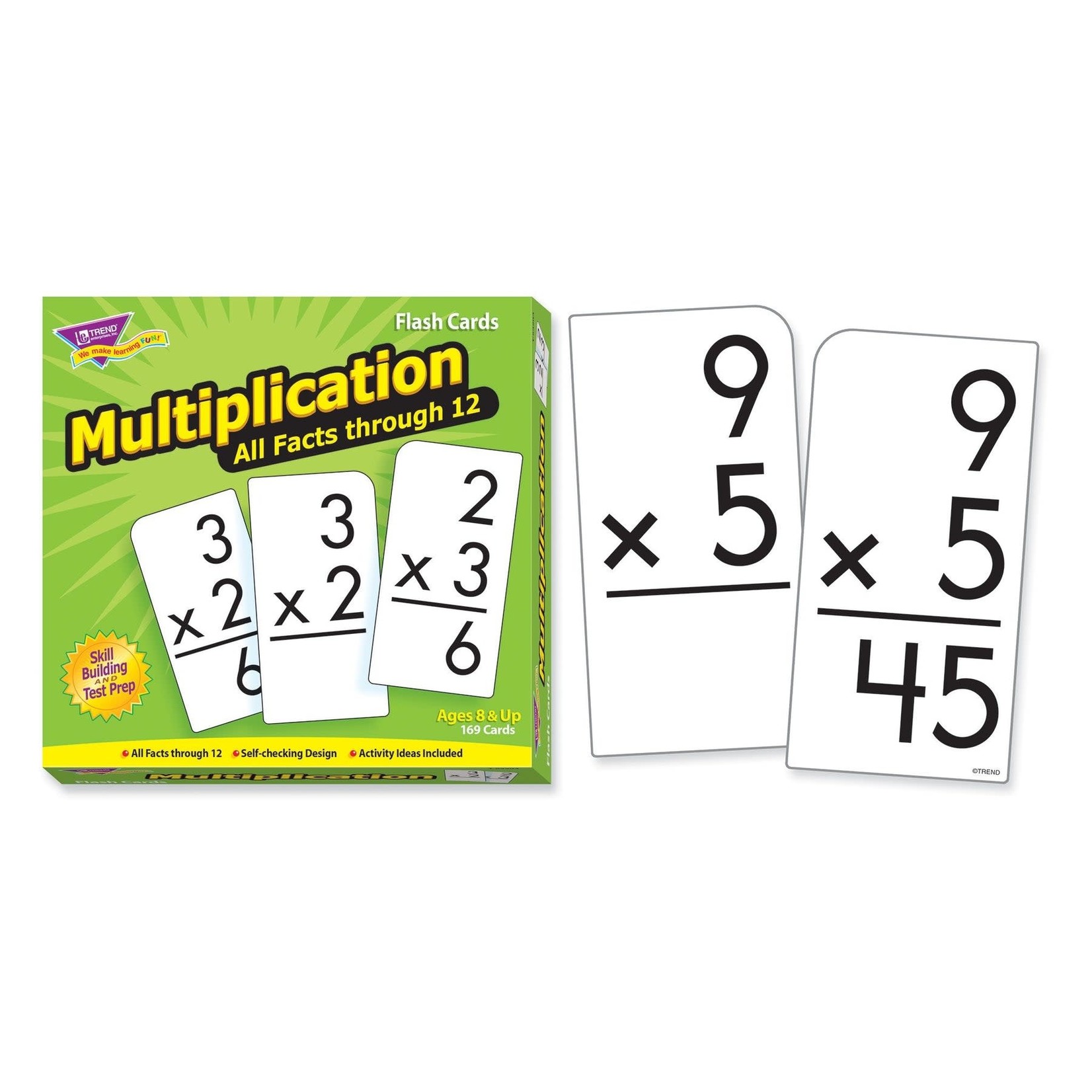 TREND ENTERPRISES INC Multiplication 0-12 All Facts Skill Drill Flash Cards