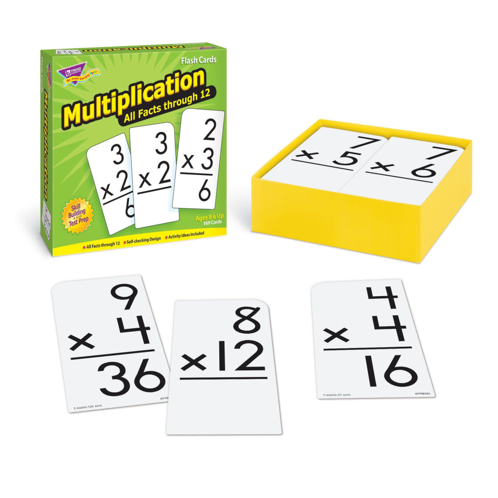TREND ENTERPRISES INC Multiplication 0-12 All Facts Skill Drill Flash Cards