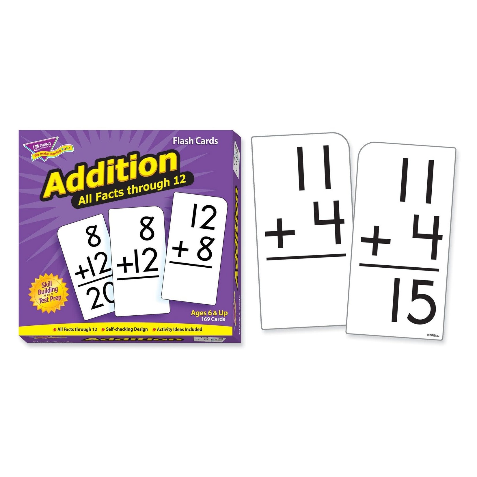 TREND ENTERPRISES INC Addition 0-12 All Facts Skill Drill Flash Cards