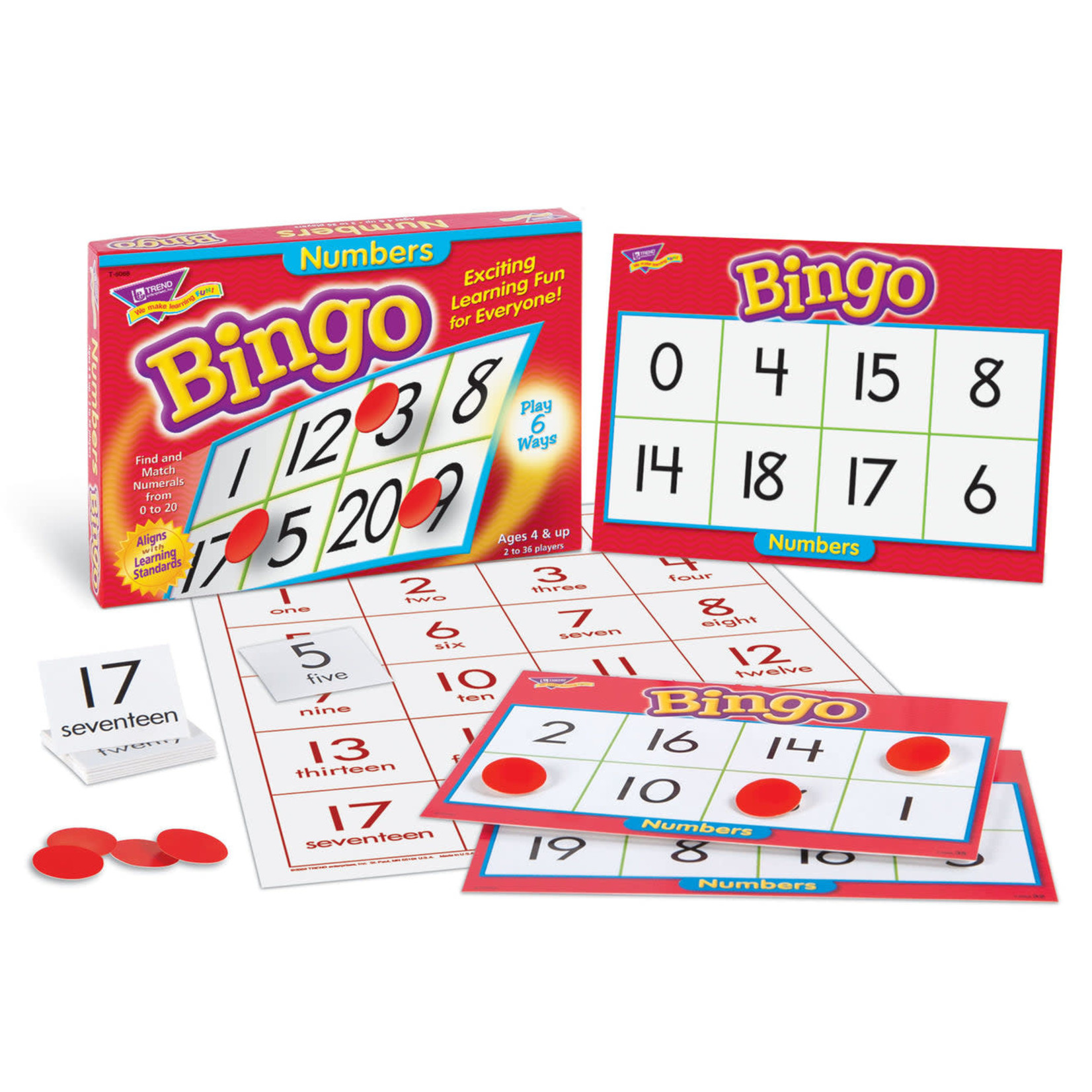 TREND ENTERPRISES INC Numbers Bingo Game