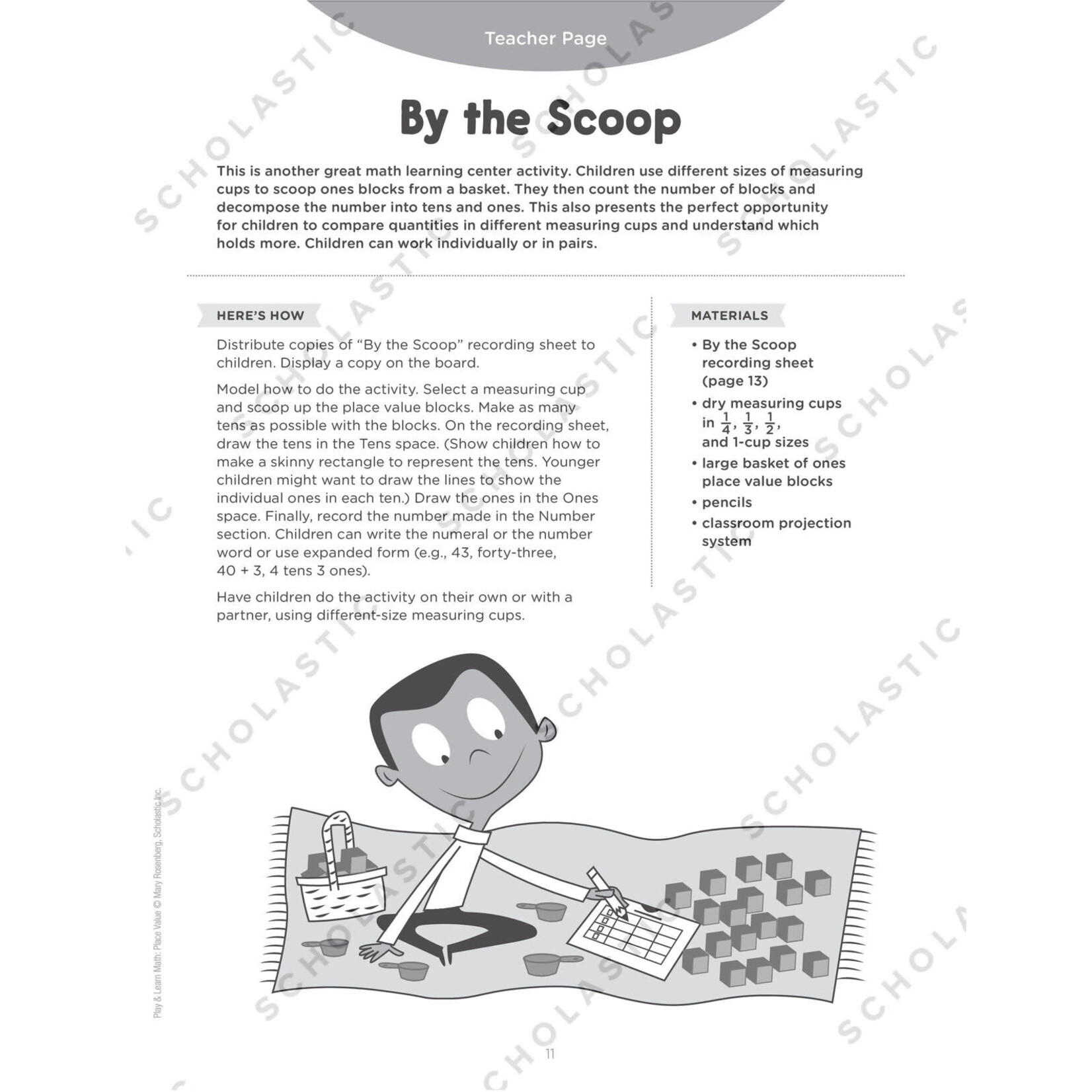 SCHOLASTIC TEACHING RESOURCES Play & Learn Math: Place Value