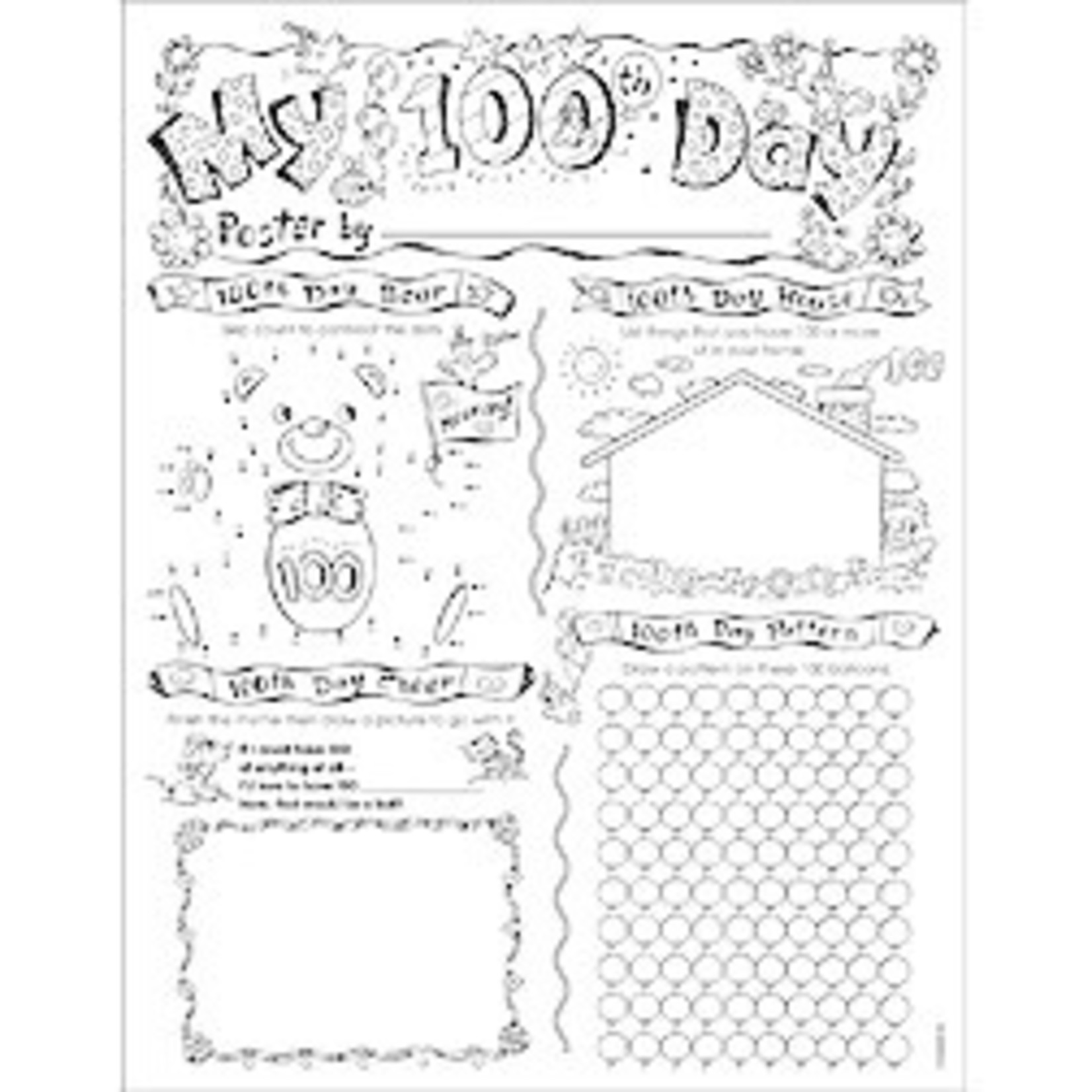 SCHOLASTIC TEACHING RESOURCES Personal Poster Set: 100th Day