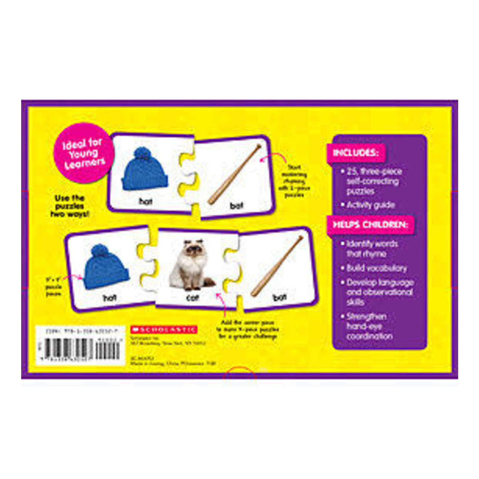SCHOLASTIC TEACHING RESOURCES First Learning Puzzles: Rhyming