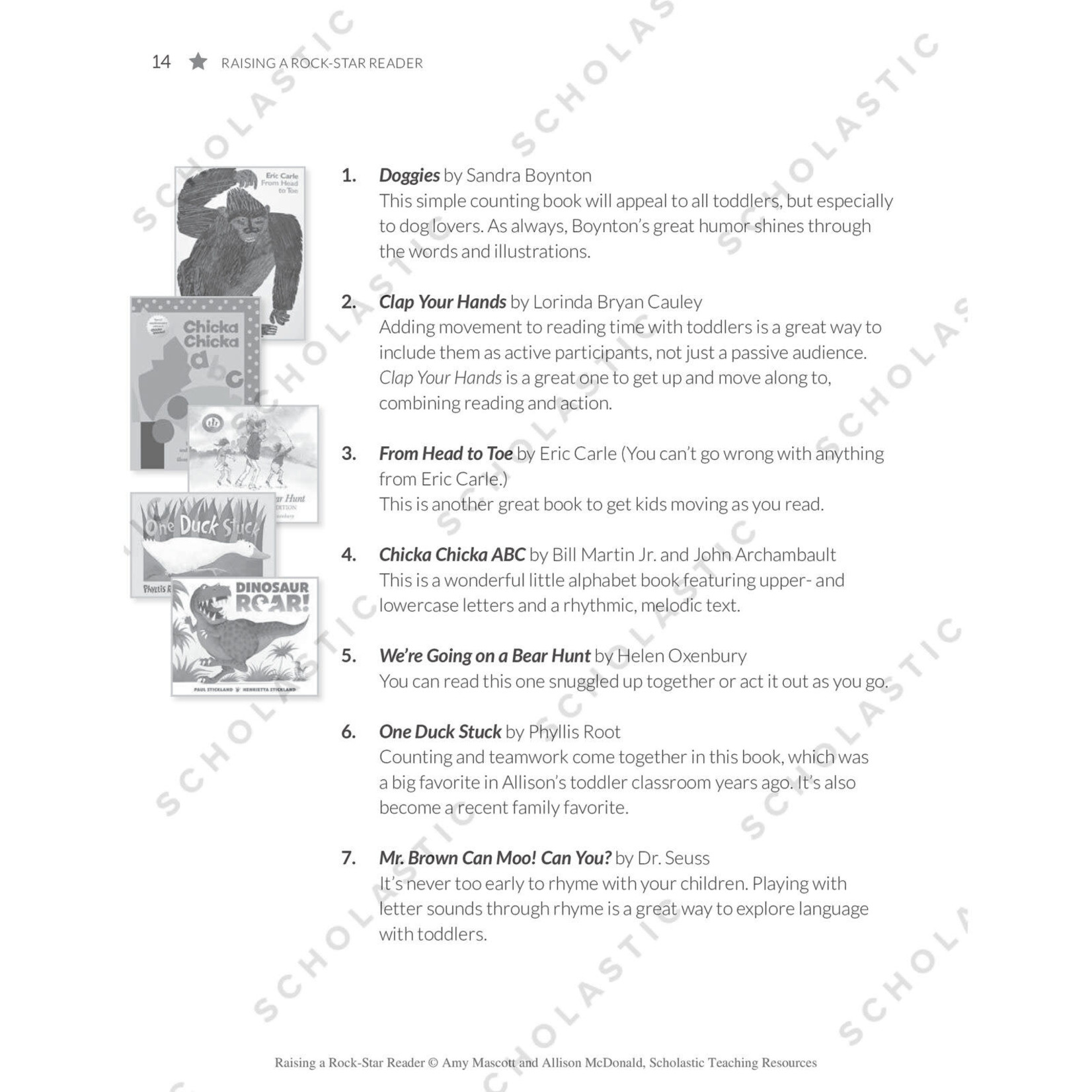 SCHOLASTIC TEACHING RESOURCES Raising a Rock-Star Reader