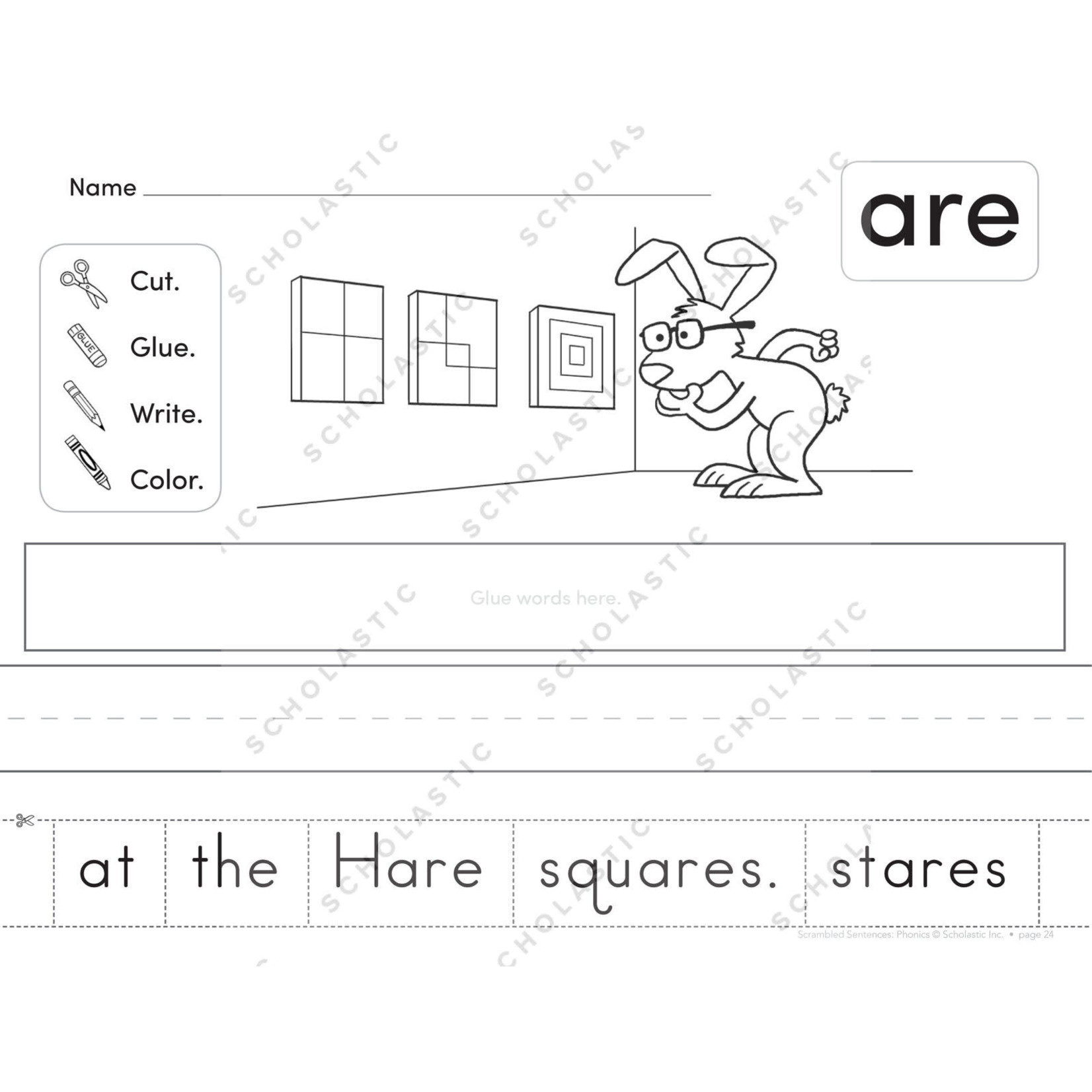SCHOLASTIC TEACHING RESOURCES Scrambled Sentences: Phonics